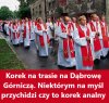 Korek na trasie na Dąbrowę Górniczą. 