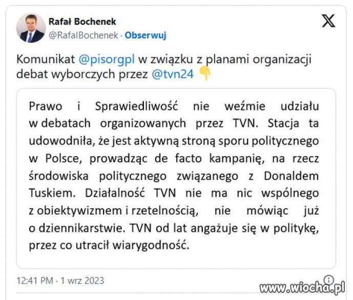 Coraz większy strach holoty PiSu...to już panika!