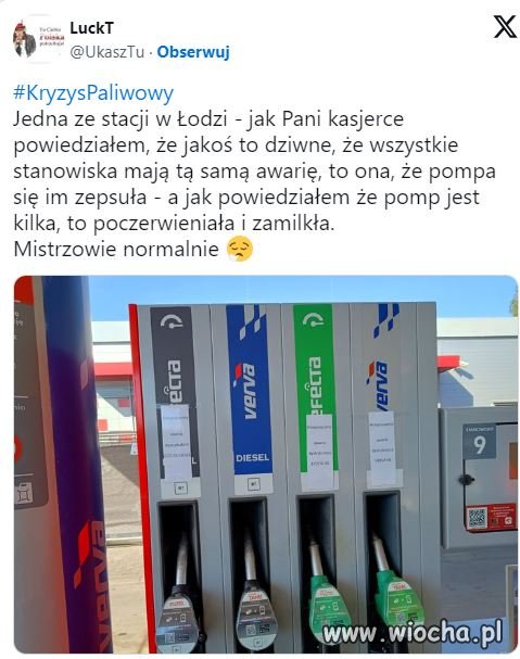 Dystrybutory na orlenie dopada zaraza