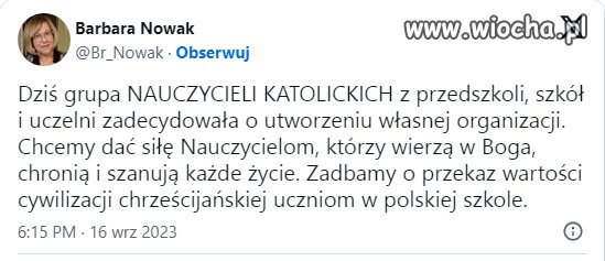 Skoro uczniowie nie chcą religii