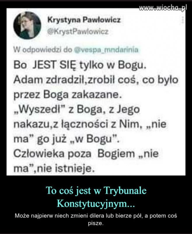 No i wszystko jasne. Wszedł, wyszedł i już go nie ma.