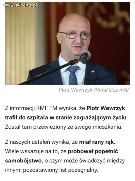Czyżby seryjny samobójca 