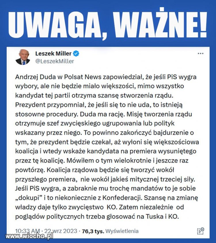 Przecież to od dawna wiadomo. 