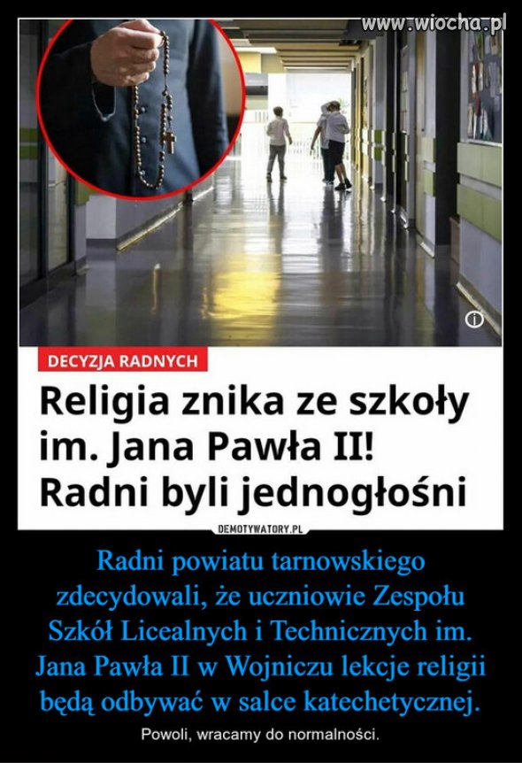 Religia to nie nauka. Ksiądz to nie nauczyciel.