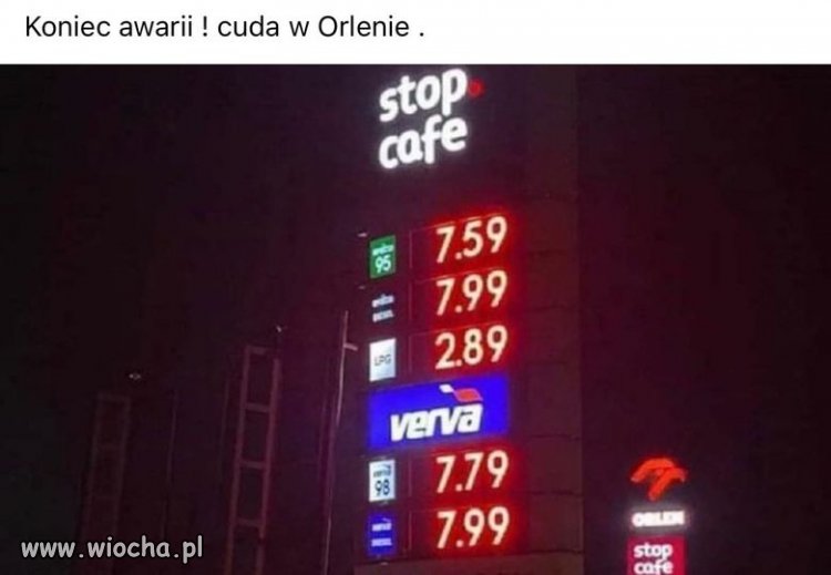 Na Orlenie koniec awarii
