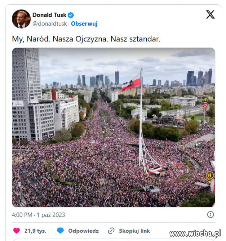 Polacy walczą o wolność od złodziei i oszustów PiS