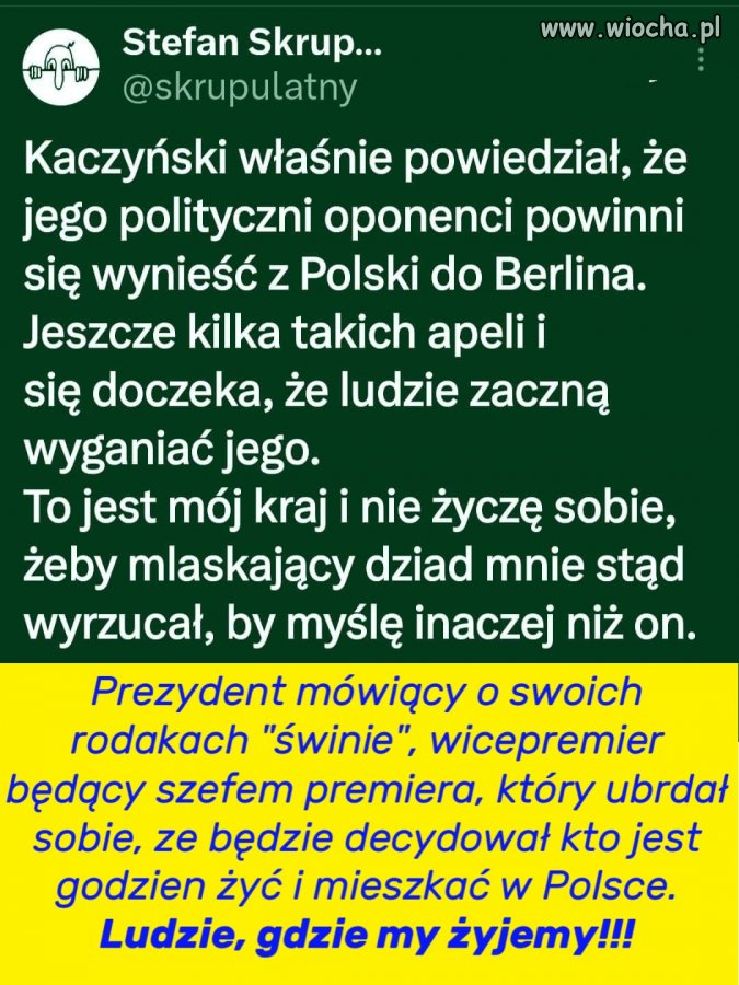 To jest nasze zadanie na najblizsze dni- wywieźć bydlaka w taczce, gdzie jego miejsce, na  gnój !!!