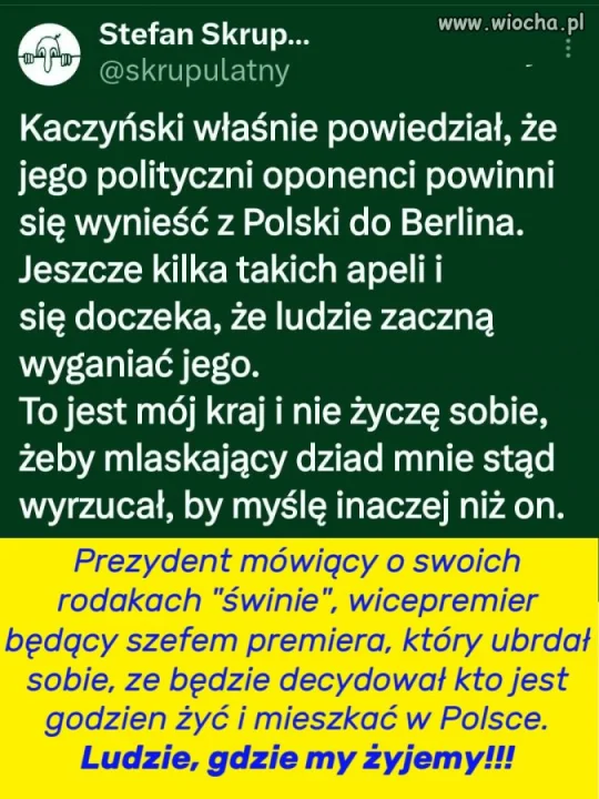 To jest nasze zadanie na najblizsze dni- wywieźć bydlaka w taczce, gdzie jego miejsce, na  gnój !!!