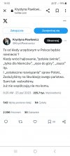 Widzę, że Krycha chyba już zażywała narkotyk