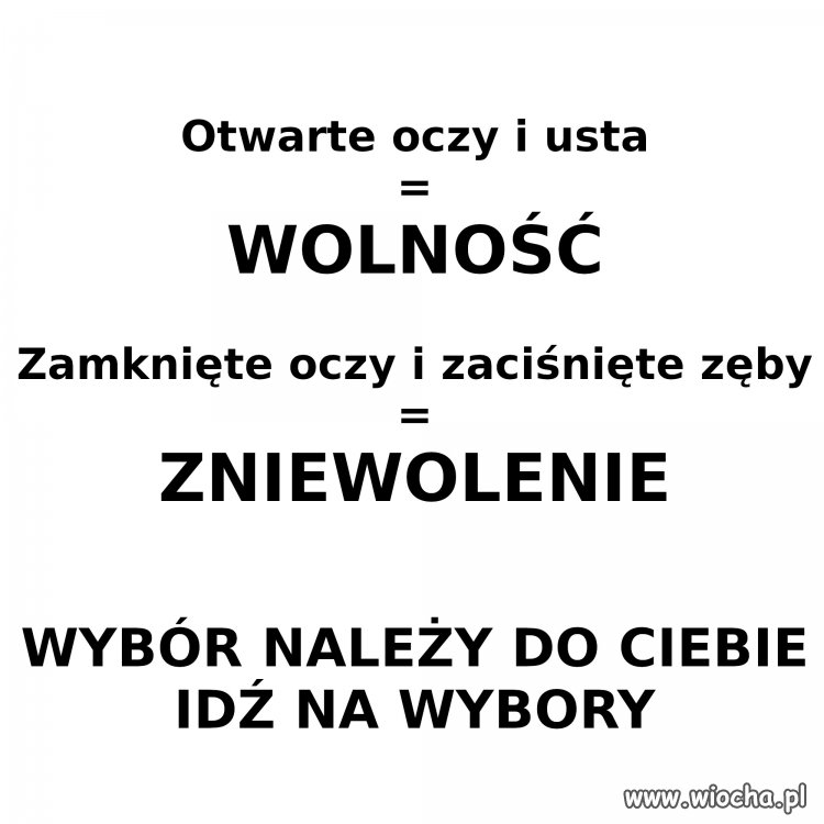 Totalna Opozycja i WOLNOŚĆ czy ZNIEWOLENIE PiS