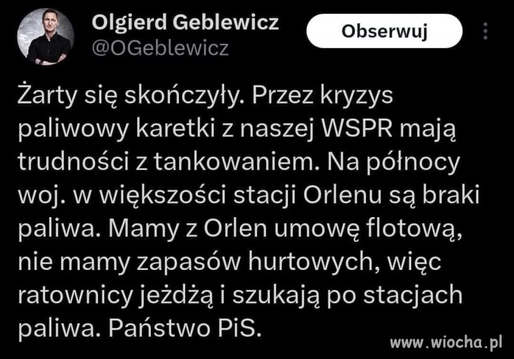Rosną prezesowi następni wrogowie - kierowcy karetek. 