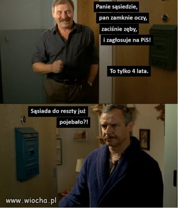 Wystarczy zamknac oczy na zlodziejstwo PiSu...