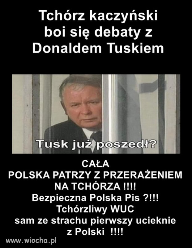 Kaczyński stał się obiektem kpin. 