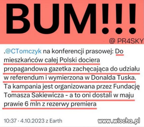 Kłamliwa propaganda PiS za pieniądze podatników.