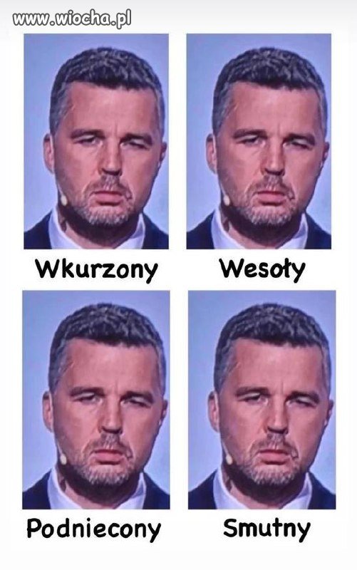 Twarz pełna ekspresji 