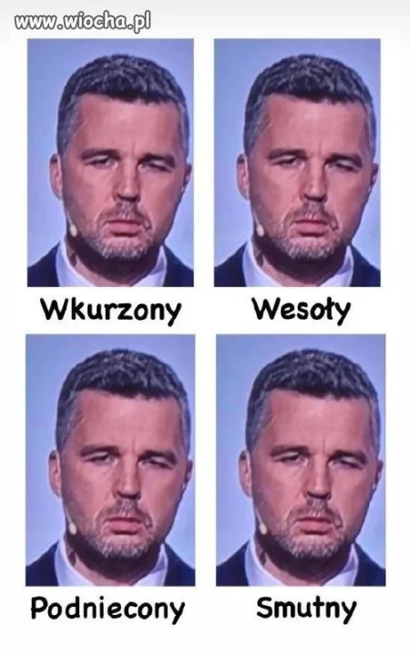 Twarz pełna ekspresji 