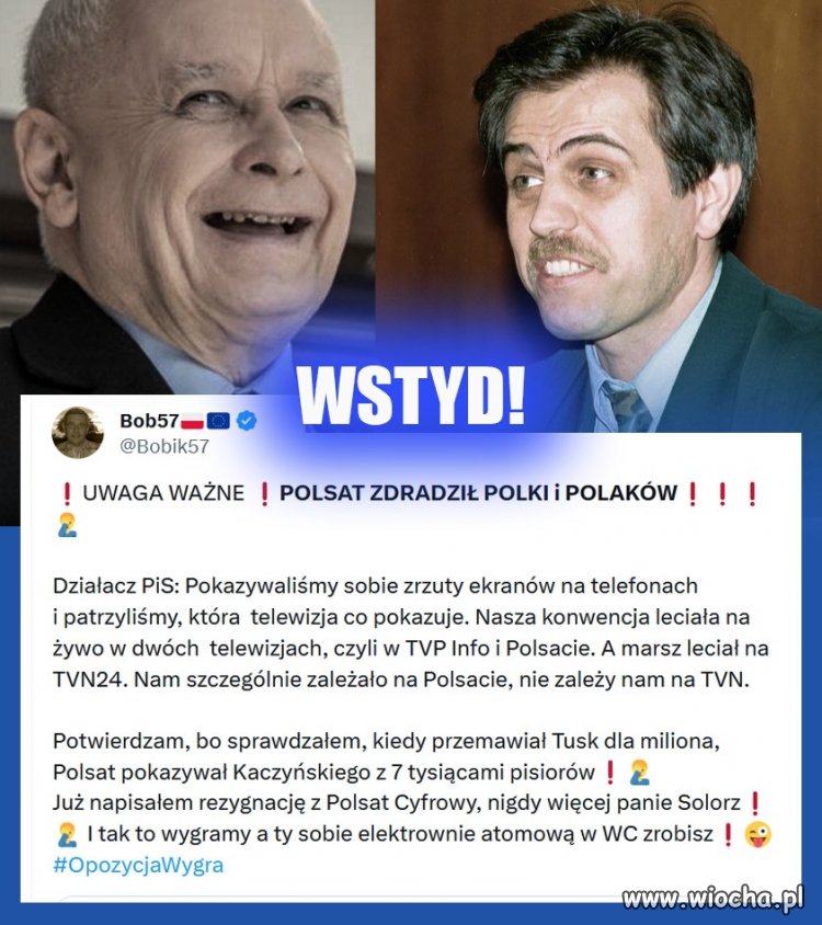 Polsat od dawna jest pisiorski,
