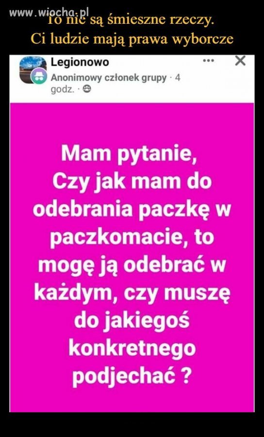 Wyborcy Jarka są uprzywilejowani. 