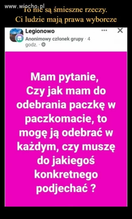 Wyborcy Jarka są uprzywilejowani. 