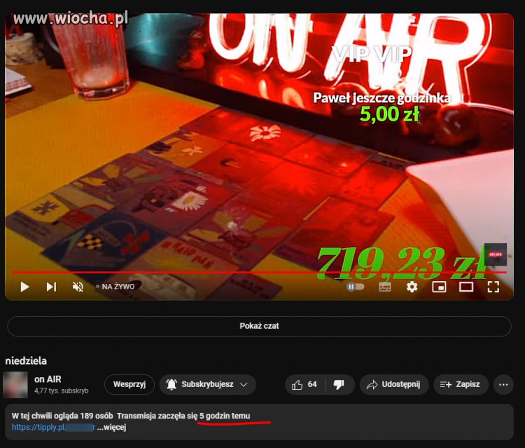 Siedzieć 5 godzin dawać sie wyzywać za 5zł