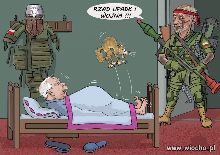 Macior ksywa "Rambo", na przepustce z Tworek...