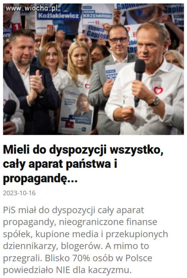 To były najważniejsze wybory od upadku komunizmu!