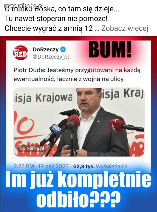 Buahaha. Armia ze średnią wieku 65