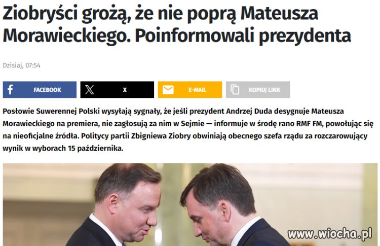 To jak tam pinokio z tą większością