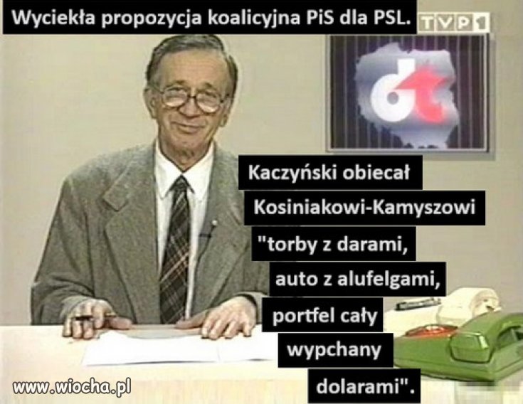 Kaczynski obieca wszystko zeby nie oddac wladzy...