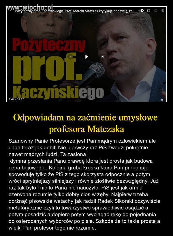 Profesorskie zaćmienie umysłowe