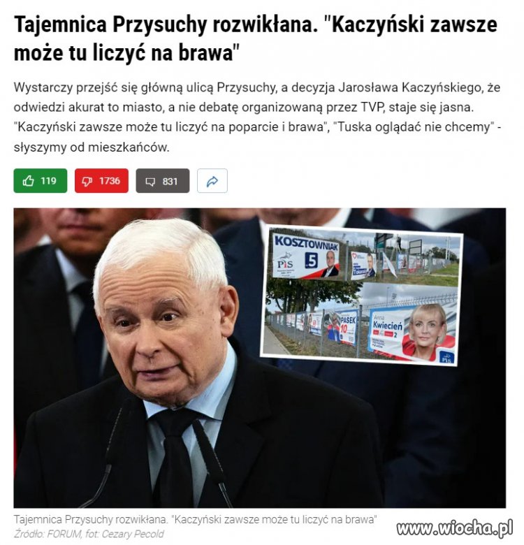 Dyktatorek potrzebuje pocieszenia i wazelinki?