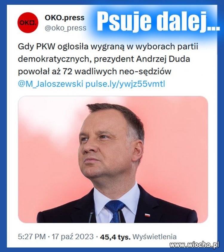 Aż się prosi o impeachment i mam nadzieję, 