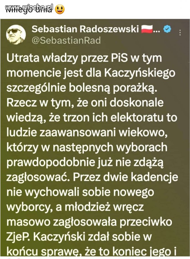 Świetne wiadomości. 