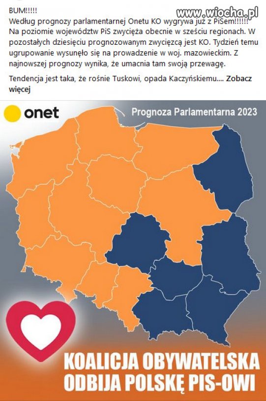 Im blizej Bialorusi, tym wieksze poparcie PiSu...