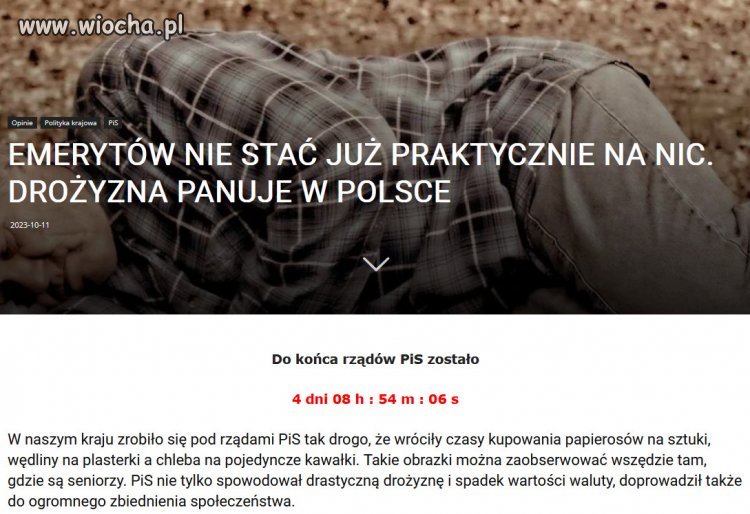 Najgorzej mają emeryci, bo nie tylko są biedni, ale też okłamywani.