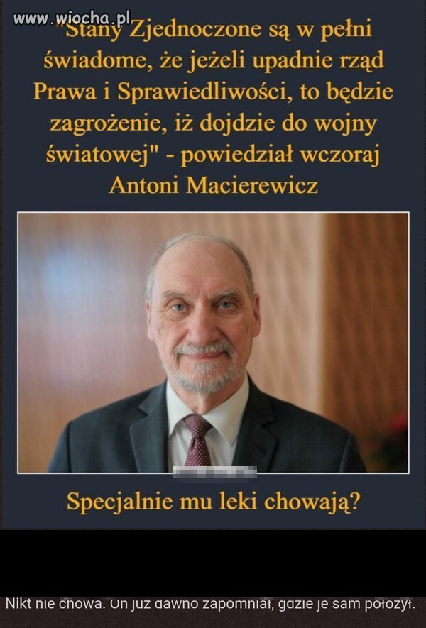 Antoni jak św. Antoni.