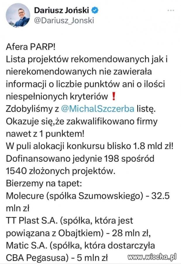 I dalej to trwa, nawet wczoraj, dziś... 