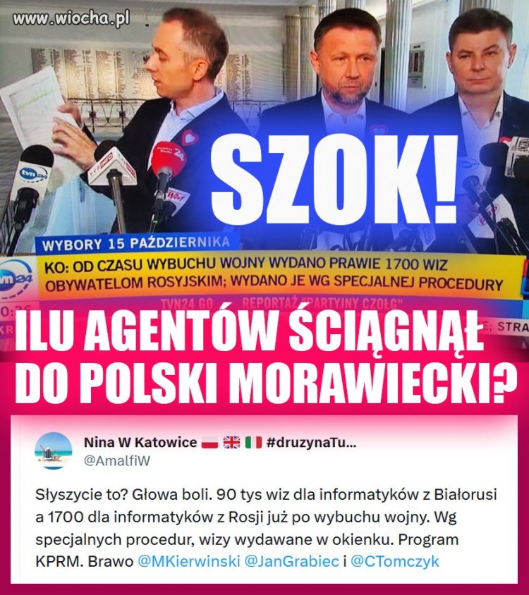 Informatycy z Białorusi i Rosji pomogą Morawieckiemu policzyć odpowiednio głosy wyborców, mają wyprawę!!!