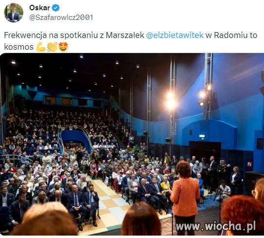 To są tłumy według oskarka