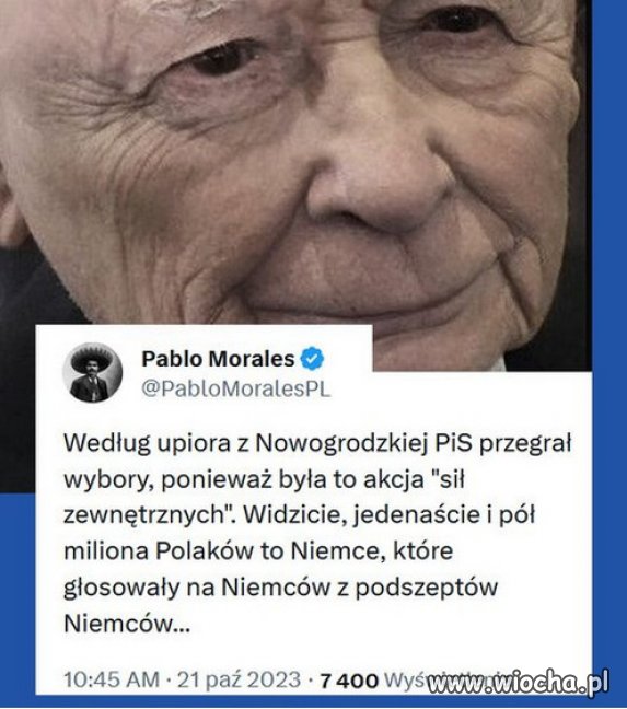 Senilny Kaczynski zyje w innej rzeczywistośći...