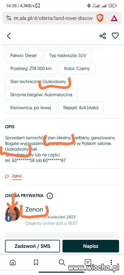 Stan idealny - uszkodzony. Zenon