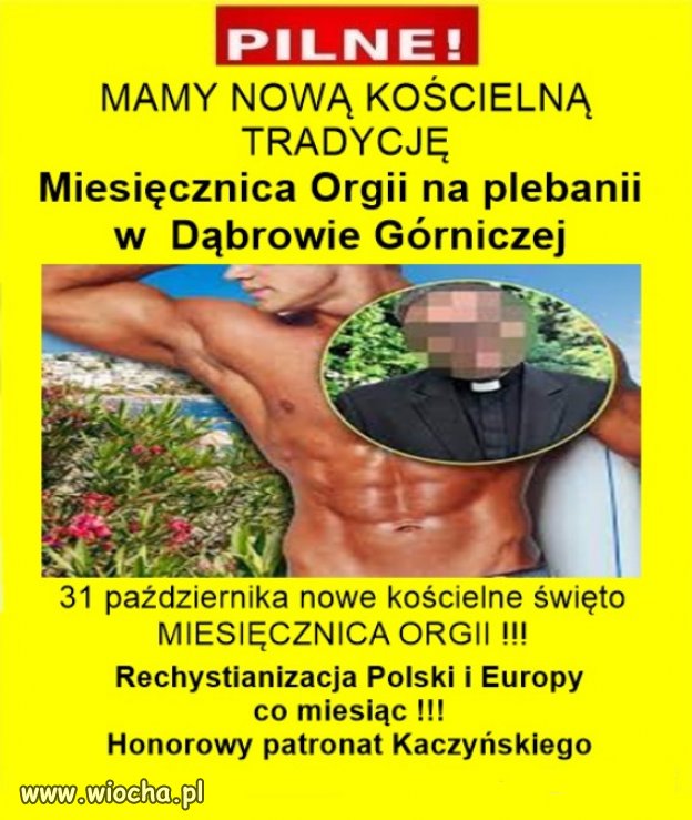 31 października nowe kościelne święto? MIESIĘCZNICA ORGII