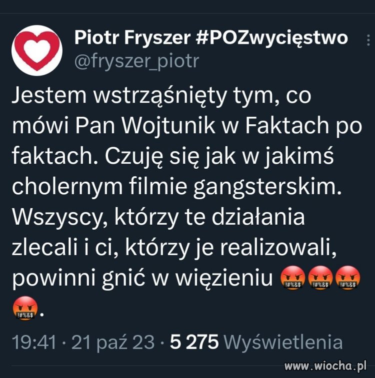 Ten pan jest zbyt poważna osoba by zmyślać publicznie