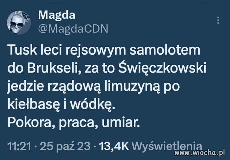 Wódka i kiełbasa Polska to jest klasa 