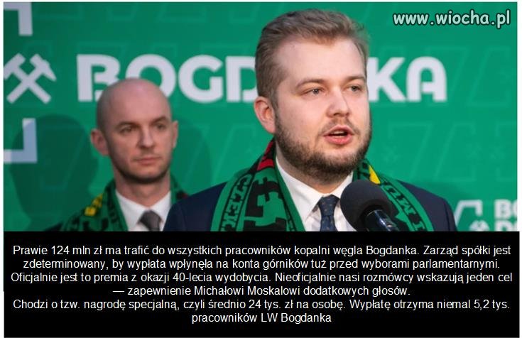 Obszczany dziad rozdaje nieswoje pieniądze.