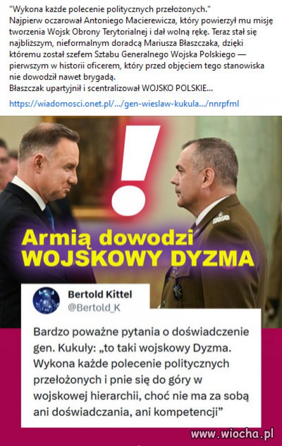 Kolejny "mierny ale wierny", pasuje do Cyrku Kaczyńskiego!