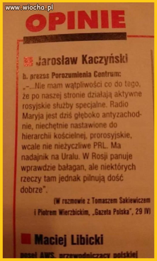 Czy pan Sakiewicz pamięta tę rozmowę ?  