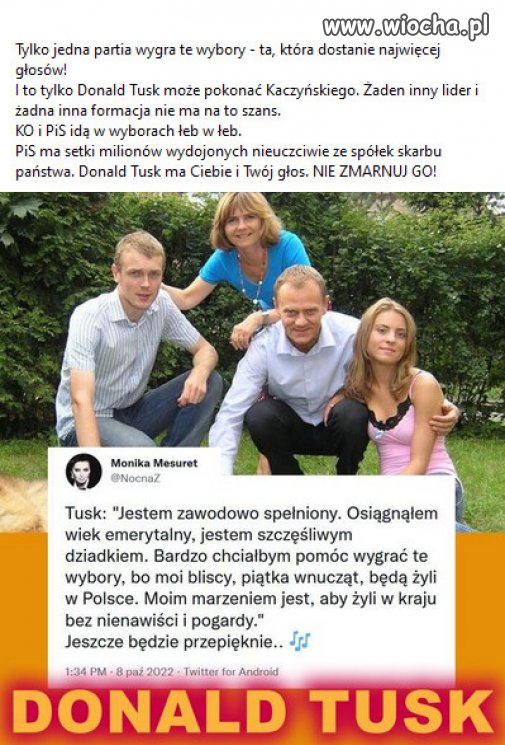 Mam nadzieję, że jeszcze będzie przepięknie...bez PiSu!