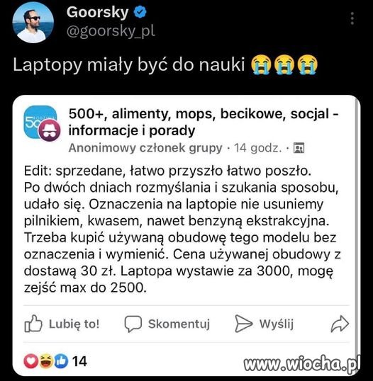 I juz patole zaczęli kombinować