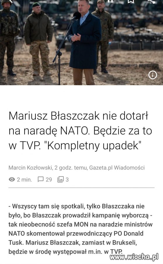 Priorytety.Na pierwszym miejscu partia, a Polska.